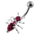 Jeweled Ant Navel Belly Bar - Monster Piercing