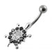 Jeweled Turtle Belly Button Ring - Monster Piercing