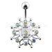 Rhinestone Crown Belly Ring - Monster Piercing