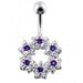 Fancy Jeweled Belly Body Jewelry - Monster Piercing