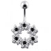 Fancy Jeweled Belly Body Jewelry - Monster Piercing