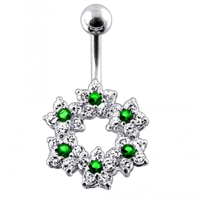 Fancy Jeweled Belly Body Jewelry - Monster Piercing