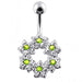 Fancy Jeweled Belly Body Jewelry - Monster Piercing