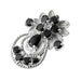 Fancy Multi CZ Studded SS Bar Navel Ring - Monster Piercing