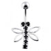 Jeweled Bug Belly Ring - Monster Piercing