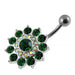 Multi Layered Flower Non-Moving Belly Ring - Monster Piercing