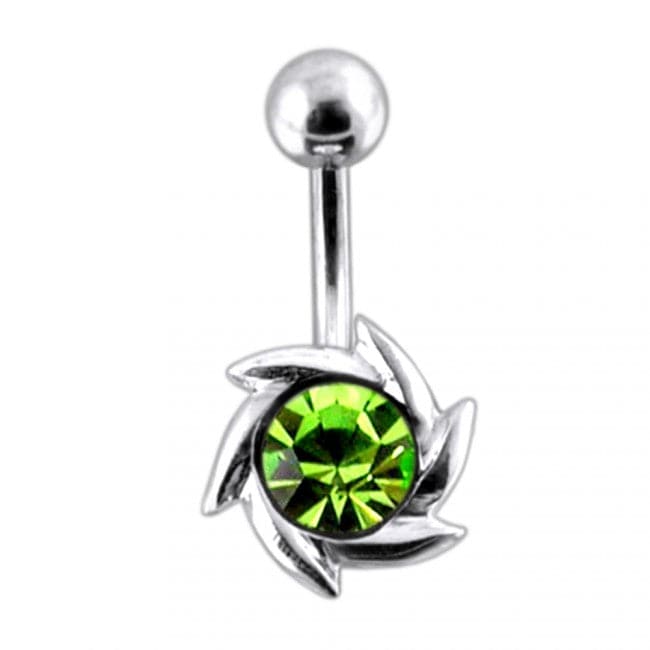 Tribal Mini Sun Non-Moving Belly Ring - Monster Piercing