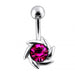 Tribal Mini Sun Non-Moving Belly Ring - Monster Piercing