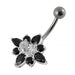 Fantasy Flower Non-Dangling Belly Ring - Monster Piercing