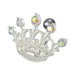 Jeweled Crown Non-Moving Belly Ring - Monster Piercing