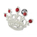 Jeweled Crown Non-Moving Belly Ring - Monster Piercing