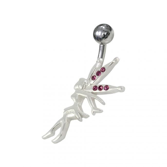 Jeweled Angel Navel Belly Ring - Monster Piercing