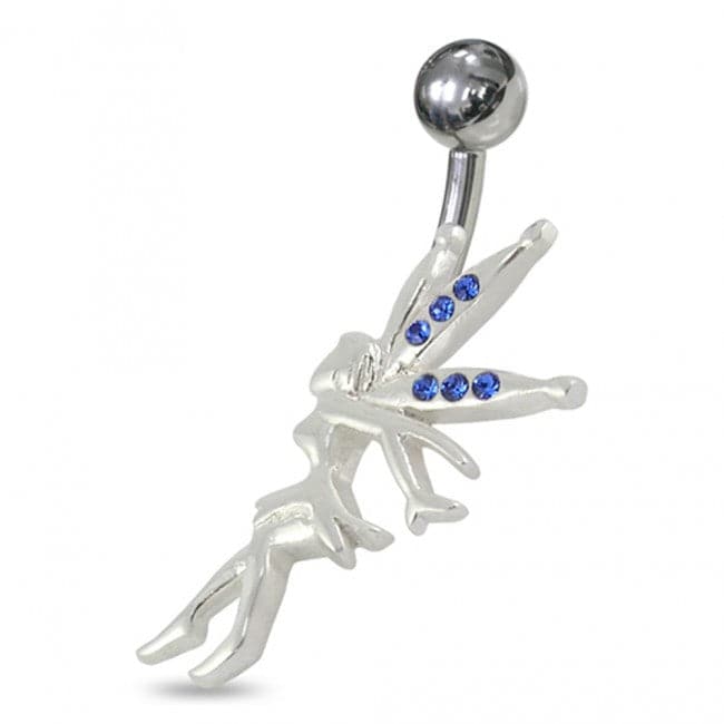 Jeweled Angel Navel Belly Ring - Monster Piercing