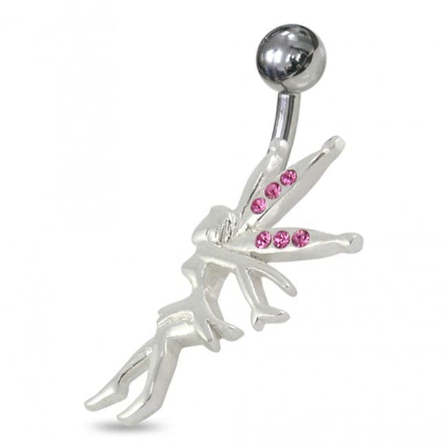 Jeweled Angel Navel Belly Ring - Monster Piercing