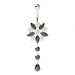 Star Cut Flower Dangling Belly Ring - Monster Piercing