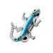 Rexine Lizard Silver Navel Bar - Monster Piercing