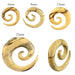 Organic Tamarind Wood Spiral Ear Expander Gauges - Monster Piercing