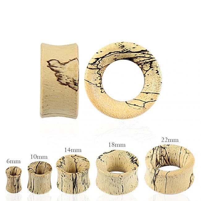 Double Flared Organic Tamarind Wood Tunnel Ear Plug Gauges - Monster Piercing