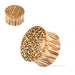 Double Flared Organic Coco Wood Convex Saddle Ear Gauges Plug - Monster Piercing