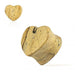 Double Flared Organic Tamarind Wood Heart Shape Saddle Ear Gauges Plug - Monster Piercing