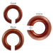 Organic Sawo Wood Ear Hoop Gauges Plug - Monster Piercing