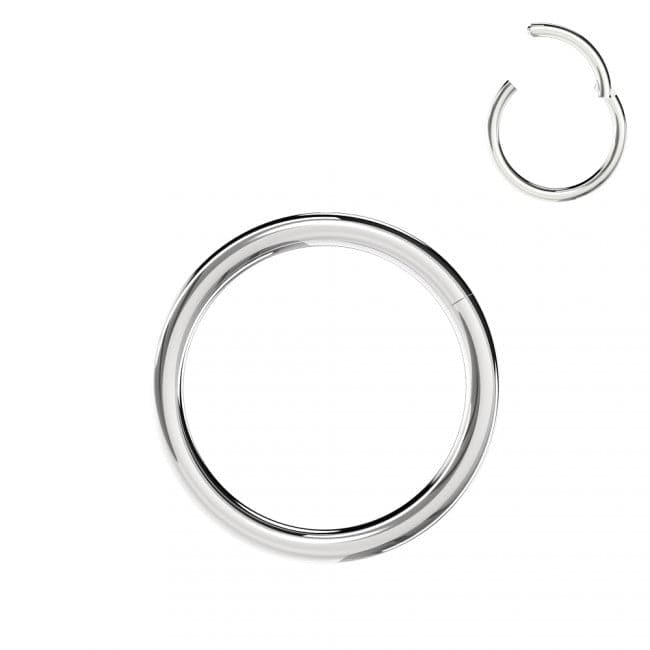 18G Hinged Segment Clicker Ring - Monster Piercing