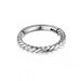 316L Surgical Steel Twisted Rope Hinged Segment Clicker Ring - Monster Piercing