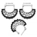 Tribal Dots Style Septum Clicker Ring - Monster Piercing