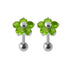 Jewelled Daisy Silver Ear Stud - Monster Piercing