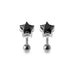 Star Jewelled Silver Ear Stud - Monster Piercing