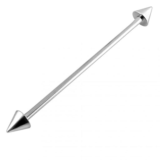 Industrial Straight Barbell With Cone - Monster Piercing