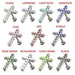 925 Sterling Silver CZ Jewelled Cross Cartilage Tragus Piercing Ear Stud - Monster Piercing