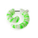 Neon Striped Hand Painted Fake Spiral Ear Expander - Monster Piercing