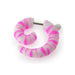 Neon Striped Hand Painted Fake Spiral Ear Expander - Monster Piercing