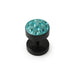 Crystal stone Ear Plug Body Jewelry - Monster Piercing