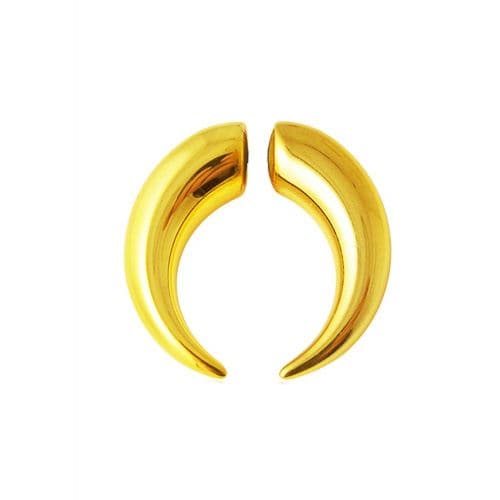 Gold Anodize Magnetic Ear Plug - Monster Piercing