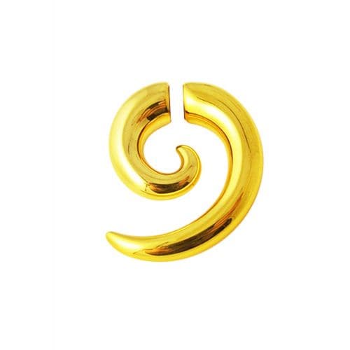 Gold Anodize Magnetic Ear Plug - Monster Piercing