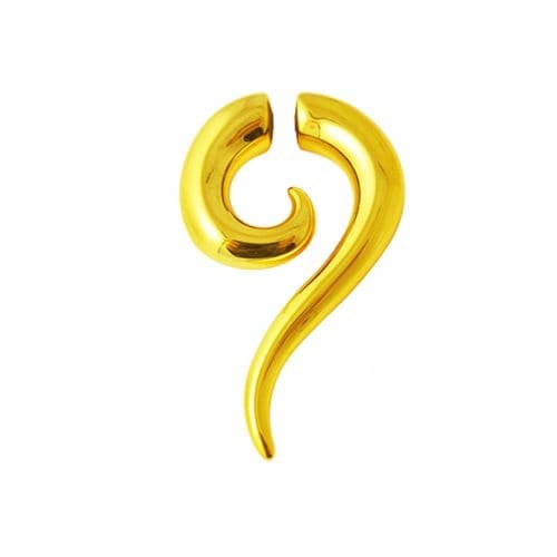 Gold Anodize Magnetic Ear Plug - Monster Piercing