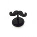 Fit Mustache Cut Surgical Steel Fake Ear Plug - Monster Piercing