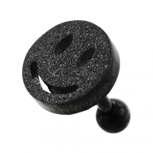 PVD Plated Glittering smiley Tragus Piercing - Monster Piercing