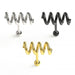 Spring Coil Tragus Bar Upper Ear Piercing Plug - Monster Piercing