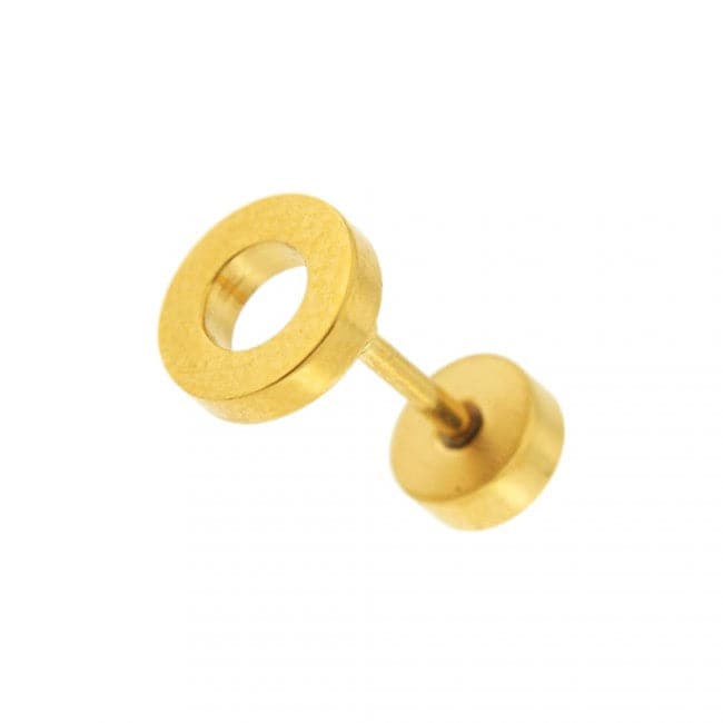 8 mm Flat Disc with Hole Invisible Fake Ear Plug - Monster Piercing