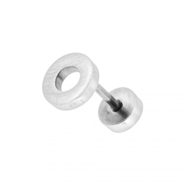 8 mm Flat Disc with Hole Invisible Fake Ear Plug - Monster Piercing