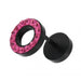 Multi Jeweled PVD Flat Disc Ear Plug - Monster Piercing