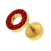 Multi Jeweled PVD Flat Disc Ear Plug - Monster Piercing