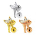 Jeweled Flying Fairy Helix Tragus Ear Stud - Monster Piercing